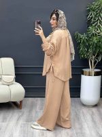 ست مانتو و شلوار دو جیب پایین بند کد 4895 - تصویر 6