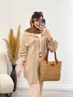 مانتو دو جیب ماهور کد 4798 - تصویر 22