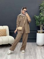 ست مانتو و شلوار چهار جیب کد 3029 - تصویر 6