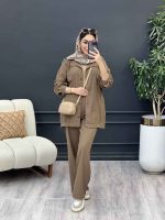 ست مانتو و شلوار چهار جیب کد 3029 - تصویر 15