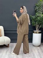ست مانتو و شلوار چهار جیب کد 3029 - تصویر 11