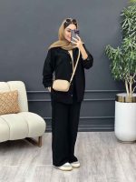 ست مانتو و شلوار چهار جیب کد 3029 - تصویر 12