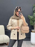 مانتو جیب سگک لاله کد 5206 - تصویر 12