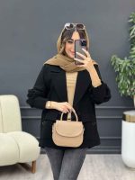 مانتو جیب سگک لاله کد 5206 - تصویر 11