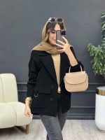 مانتو جیب سگک لاله کد 5206 - تصویر 5