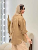 مانتو جلو بسته پرنیا کد 5214 - تصویر 6