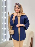 مانتو جلو باز پایین هلال کد 5219 - تصویر 4