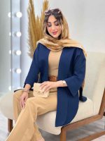مانتو جلو باز پایین هلال کد 5219 - تصویر 14
