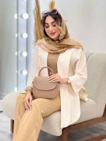 مانتو جلو باز پایین هلال کد 5219 - تصویر 13