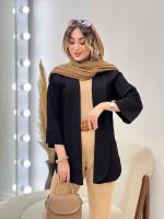 مانتو جلو باز پایین هلال کد 5219 - تصویر 3