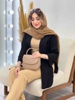 مانتو جلو باز پایین هلال کد 5219 - تصویر 11