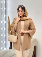 مانتو جلو باز پایین هلال کد 5219 - تصویر 21