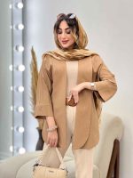 مانتو جلو باز پایین هلال کد 5219 - تصویر 2