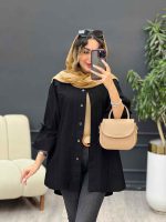 مانتو جلو پیله آستین گت کد 5216 - تصویر 12