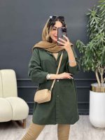 مانتو دو جیب برش دار سرو کد 5237 - تصویر 6