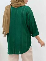 شومیز پایین هلال دلاوا کد 5241 - تصویر 16