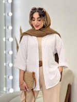 مانتو آستین پاکتی بیتا کد 5242 - تصویر 3