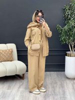 ست مانتو و شلوار چهار جیب کد 3029 - تصویر 5