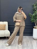 ست مانتو و شلوار جلو بسته لعیا کد 5244 - تصویر 24