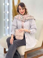 مانتو دو جیب برش دار روژین کد 4869 - تصویر 18
