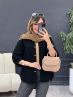 مانتو پشت بند آستین پیله کد 5226 - تصویر 3