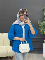 مانتو پشت بند آستین پیله کد 5226 - تصویر 21