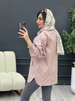مانتوجلو سگک آستین پاگن کد 5227 - تصویر 10