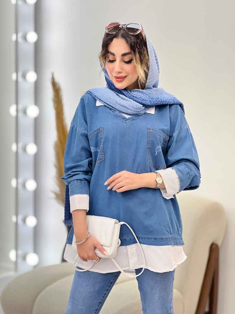 جین ترکیبی دو جیب زاپ دار کد 5233 جین ترکیبی دو جیب زاپ دار کد 5233