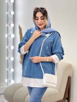 جین ترکیبی دو جیب زاپ دار کد 5233 - تصویر 3