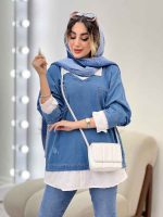جین ترکیبی دو جیب زاپ دار کد 5233 - تصویر 7