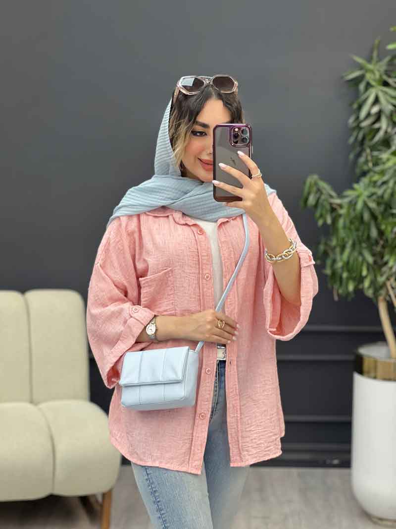 مانتو تک جیب ایرسا کد 5270 مانتو تک جیب ایرسا کد 5270