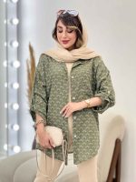 مانتو تک جیب سارگل کد 5267 - تصویر 6