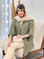مانتو تک جیب سارگل کد 5267 - تصویر 11
