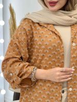 مانتو تک جیب سارگل کد 5267 - تصویر 9
