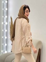 مانتو تک جیب سارگل کد 5267 - تصویر 7