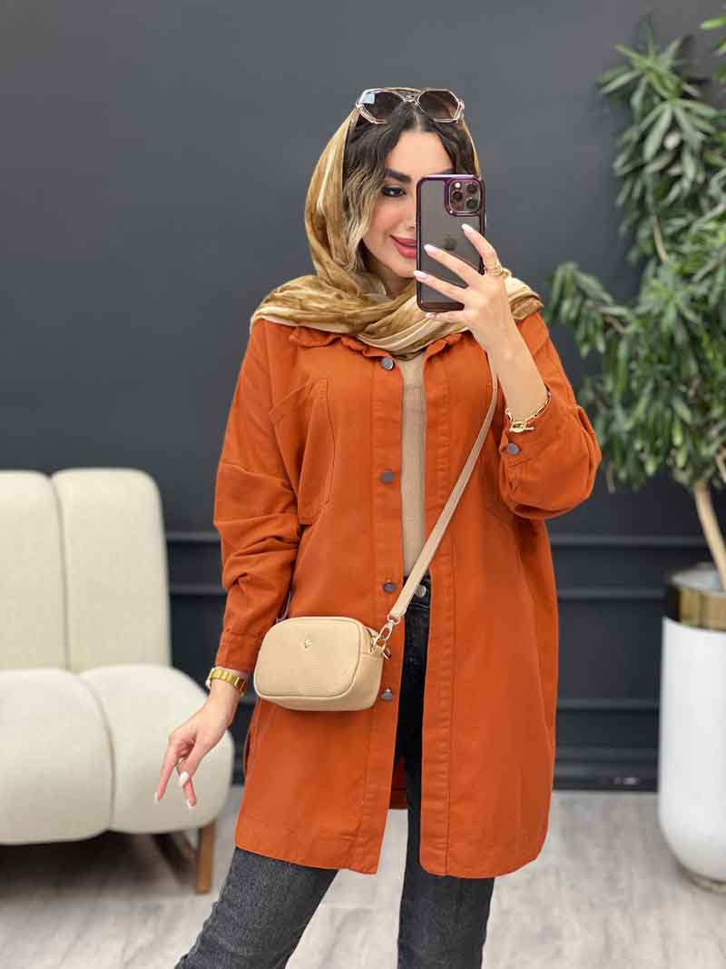 مانتو کتان دو جیب پرناز کد 5260 مانتو کتان دو جیب پرناز کد 5260