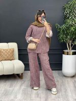 ست مانتو و شلوار آبرنگی کد 5235 - تصویر 12