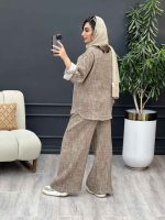 ست مانتو و شلوار آبرنگی کد 5235 - تصویر 14