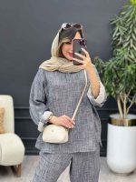 ست مانتو و شلوار آبرنگی کد 5235 - تصویر 15