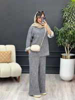 ست مانتو و شلوار آبرنگی کد 5235 - تصویر 13