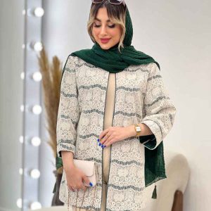 مانتو دانتل مغزی دوزی کد 5171