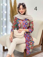 مانتو طرح دار سلنا کد 5177 - تصویر 15