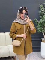 مانتو بغل زیپ جیب نما کد 5339 - تصویر 17
