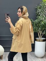 مانتو جلو پیله جیب نما کد 5340 - تصویر 19