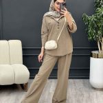 ست مانتو و شلوار سه دکمه آلیس کد 5341