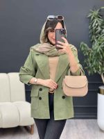 مانتو کتی چهار دکمه آوینا کد 5342 - تصویر 3