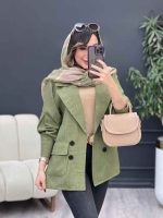 مانتو کتی چهار دکمه آوینا کد 5342 - تصویر 10