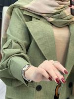 مانتو کتی چهار دکمه آوینا کد 5342 - تصویر 8
