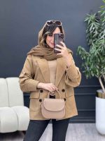 مانتو کتی چهار دکمه آوینا کد 5342 - تصویر 4