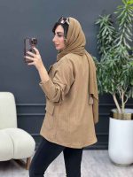 مانتو کتی چهار دکمه آوینا کد 5342 - تصویر 13